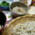 Sobato Koro Kourin - 蕎麦料理尽くしの蕎麦御膳@2000円