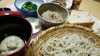 Sobato Koro Kourin - 蕎麦料理尽くしの蕎麦御膳@2000円