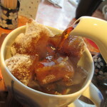 Gyarari Arita - 珈琲の氷に熱～い珈琲をかけて作ります♪