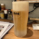 Erakokyuu - 冷え冷え生ビール。