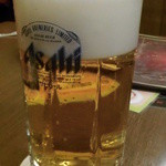 Beer Thirty - アサヒスーパードライ 京都のスーパードライ中ジョッキ980円（12.03）