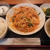 農家庄 - 豚キムチ定食。