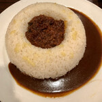 欧風カレー ソレイユ - ドライカレー1400円ライス大盛＋120円