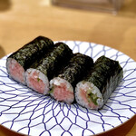 まぐろや石亭 - ネギトロ巻き