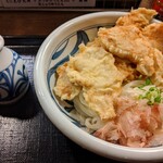 うどん うばら - 鶏天ぶっかけ