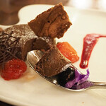 リストランテ　ディ・カナレット - チョコレートプディング＆カシスエスプーマ