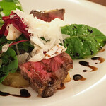 リストランテ　ディ・カナレット - 牛サーロインのタリアータ、バルサミコソース