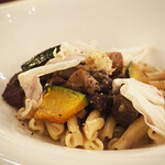 リストランテ　ディ・カナレット - カサレッチェ、ポルチーニとポークのラグーソース