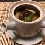 御料理 寺沢 - 松茸と甘鯛の土瓶蒸し