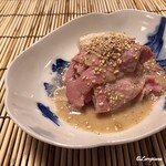 御料理 寺沢 - いわて牛ﾛｰｽの胡麻しゃぶ