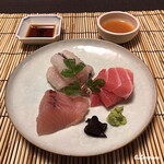 御料理 寺沢 - 穴子焼霜造り､鰆､戸井産天然本鮪