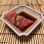 御料理 寺沢 - 戸井産天然本鮪を割醤油で