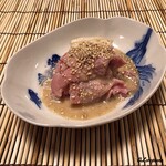 御料理 寺沢 - いわて牛ﾛｰｽの胡麻しゃぶ