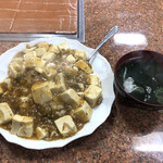 Suiryuukaku - マーボ豆腐かけ飯（税込800円）