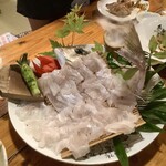 活海酒 - たまめ(メイチダイ)の活き造り 3,900～4,300円