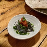 活海酒 - たまめ(メイチダイ)の皮湯引き