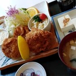 レストランにしかわ - ホタテフライ定食