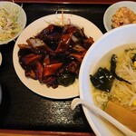 九龍城 - 黒酢鶏
