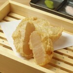 Even though it's radish in oden, it's tempura