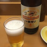 Akiyoshi - キャーーーチンカチンカの冷やっこいルービー！
                        
                        って1番絞り・・・プレモルの次に嫌いなビール・・・
                        
                        なんか洗ってないサーバーから出した生みたいな味に感じるんだ。
                        
                        