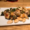 鉄板焼きaja彩 - 料理写真:カキとエリンギのガーリックバター炒め