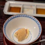 鳥田中 - 2020.10 冷製蒸し無花果 八丁味噌のアイス