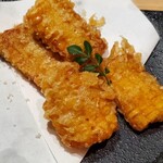 きんのぶた - コーンの天ぷら