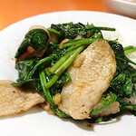 とんぼ - ほうれん草豚トロ丼