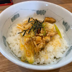 ラーメンきいち - 「辛ネギめし」（250円）ランチ時意外は300円。