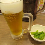 ラーメン横綱 - 生ビール