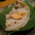 益市 - 六白黒豚を野菜で巻くと又違う味わいです