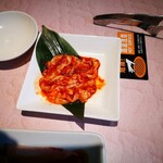 焼肉 徳寿 - 辛味噌ハーフ豚ホルモン