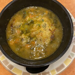 サイゼリヤ - レンズ豆とスペルト小麦のミネストローネ