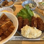 Sachi Fukuya Kafe - カキフライとあなご飯定食