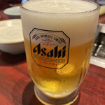 南山 - 生ビール(¥500)