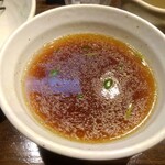 櫻井中華そば店 - スープ割り