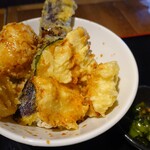 Tempura To Sakana Tempura Sakaba Kitsune - とり天丼