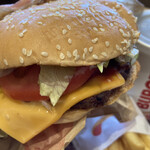 バーガーキング - 料理写真:ベーコンチーズワッパー(セットで)