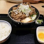 Yoshinoya - 牛すき鍋膳・牛肉２倍盛り