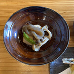 味処 銀の里 - 炊き合わせ（下にはがんもと里芋）