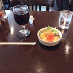 パスタハウス プリモ - サラダ。綺麗な盛り付け