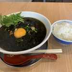 佐藤製麺所 - ご飯は結構量があったから少食の人なら半分でいいかも。