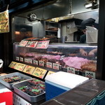 Izakaya Biggu - お土産用焼き鳥売り場。ポテトサラダとかもあります