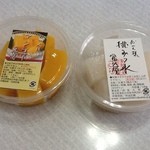 富久屋 春秋庵 - マンゴー豆腐と桃みつ水