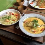 スプーンソング - 真鯛とタコのマッパス＆エビビリヤニプレート/ラッサム付き