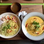 スプーンソング - 真鯛とタコのマッパス＆エビビリヤニプレート/ラッサム付き