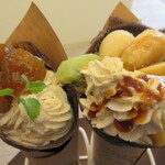和歌珈琲 - いちじく甘煮、白玉、あんこなども自家製