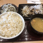 豚郎 - 塩バラ定食　ご飯大　880円