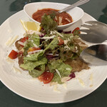 トラットリア ヴァリエッタ - フレッシュ野菜のグリーンサラダ