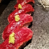 杜若 - 牛肉のにぎり